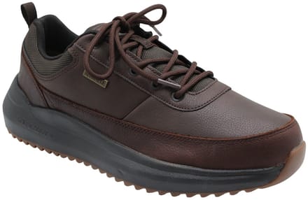 Skechers - Schoenen - Bruin - Heren - Maat 42 -