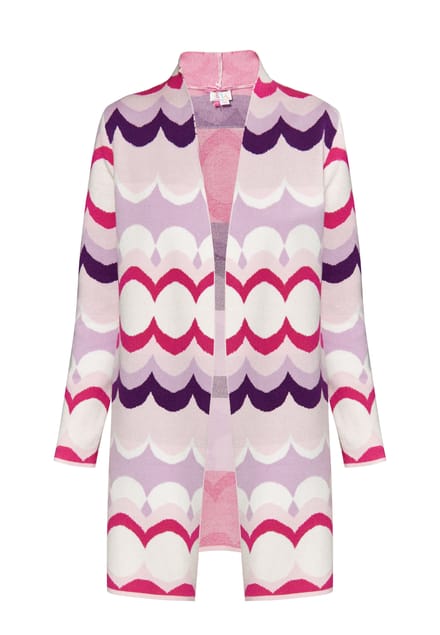 IZIA Vest Dames Roze Veelkleurig