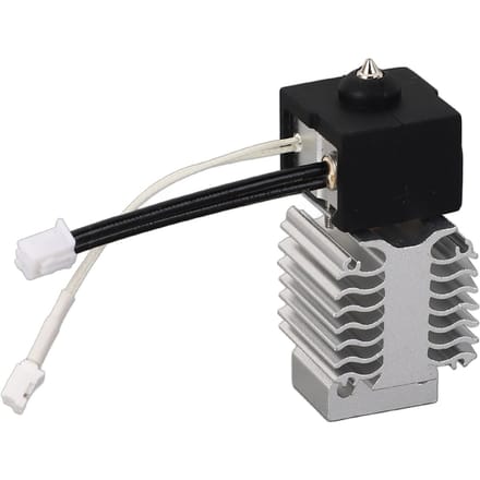 3D Printer Keramisch Verwarmingsblok Kit Bimetalen Keelbuis 0.4mm Kopergeplateerde Nozzle 3D Printer black