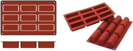Bakmat Buche-Midi (Cap.09St.) - SiliconFlex 070077 - Horeca & Professioneel