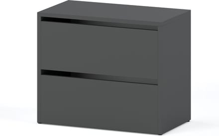 Meubel Square - Schoenenkast STEP - Grijs - Modulaire schoenenkast zonder handgrepen