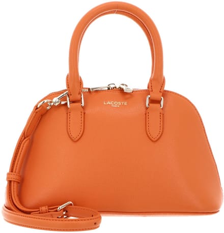 LACOSTE Leren handtas schoudertas Champs-Élysées Top Handle Bag Blossom abrikoos