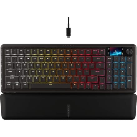 Corsair Vanguard 96 - Gaming Toetsenbord - MLX Lineair - RGB - Lcd-scherm – US QWERTY