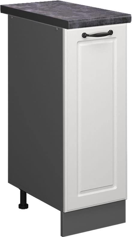 Vicco R-Line Apotheekkast – 30 cm, WB Antraciet Wit Landhuis