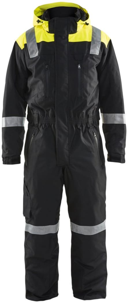 Blaklader Winteroverall 6787-1977 - Zwart/High Vis Geel - D100