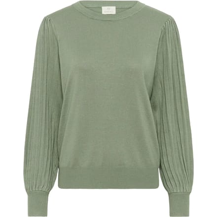 Kaffe KAlone Knit Pullover Dames Trui - Sea Spray