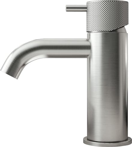 Hotbath Cobber X CX003C wastafelkraan laag geborsteld nikkel