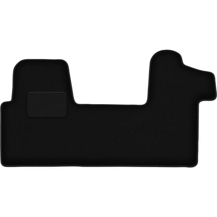 Zwarte veloursmatten voor: Renault Master II 3-zits (2010-)