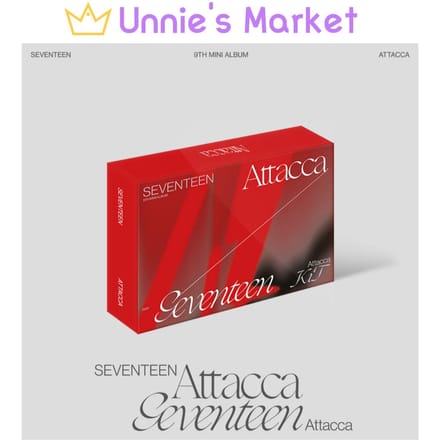 SEVENTEEN - Attacca Kit Ver. Album 1ea red