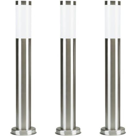 KS Verlichting Lech 2 (set van 3 stuks) RVS Tuinlamp
