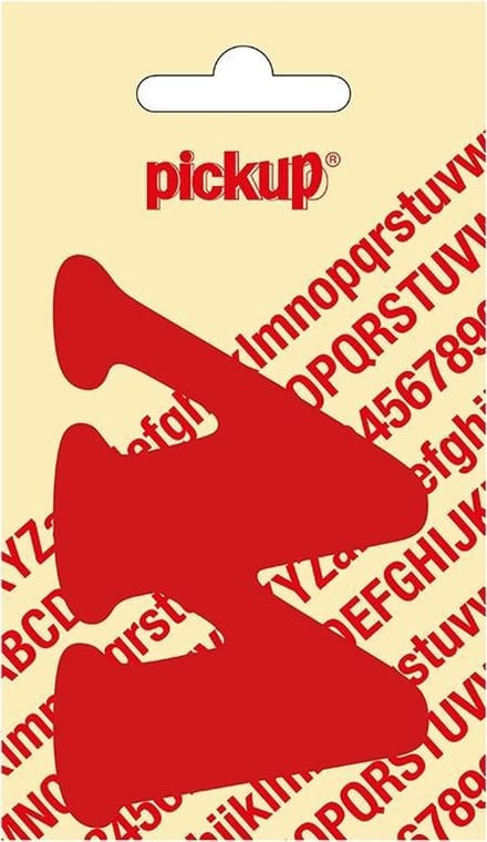 Pickup plakletter CooperBlack 60 mm - rood W