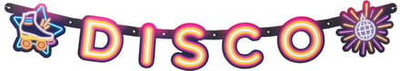 Boland - Letterslinger 'DISCO' - Glitter & Glamour - 80s - Feestversiering