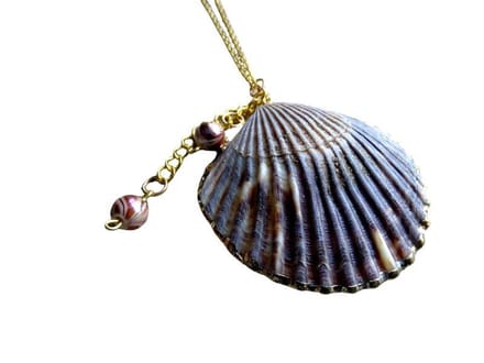 2 Love it Schelp Bruin - Ketting - Schelp