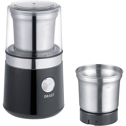 Graef Graef Young CM 102 - Kaffeemühle - 200 W - Black/Stainless CM102EU Koffiemolen Zwart, RVS