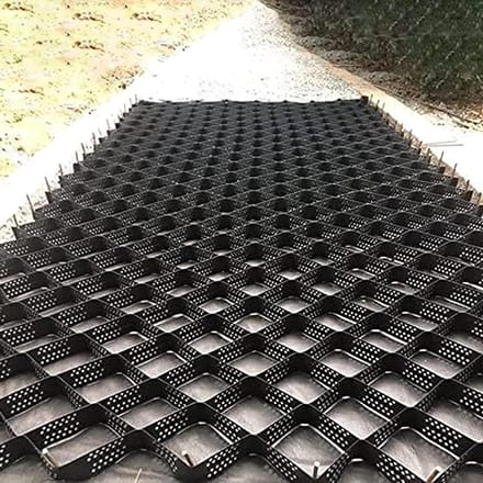 Grindrooster - Grindmat Oprit - Oprit Stabiliseren - Hoge Belastbaarheid - 5 cm dik - Zwart