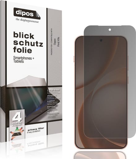 dipos – Matte Privacy Screenprotector geschikt voor Oppo Find X9s | Anti-Spy Beschermfolie