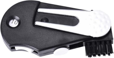 Golf accessoire - Pitchfork set - Golfen verbeteren - 4-in-1 tool - S - Zwart