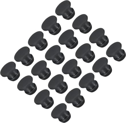 Siliconen Klikbare Stoppen - Gatstoppers Rubber - Afsluiten Paneel - Verzonken Type - 8 mm Diameter