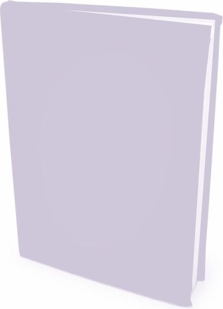 Rekbare boekenkaften A4 - Lichtlila - 3 stuks