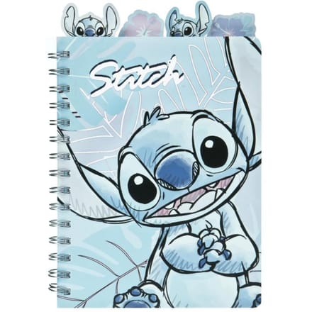 Spiraal Notitieboek - A5 - Stitch - blauw