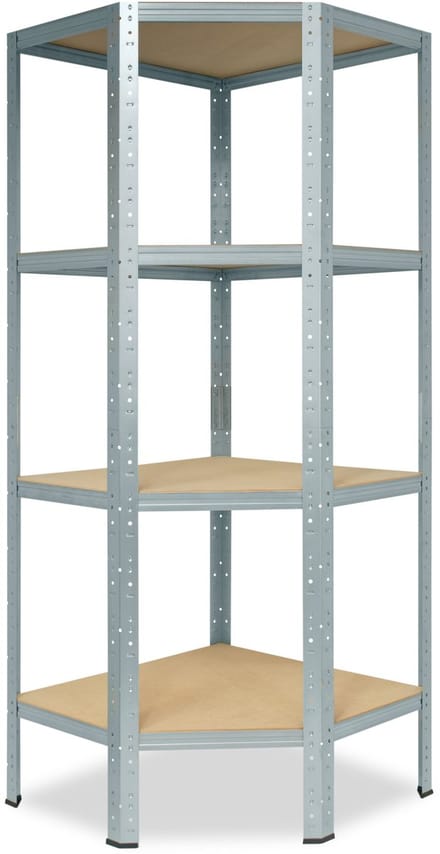Shelfplaza HOME hoekstelling - 155x60x30 cm - verzinkt - 4 planken