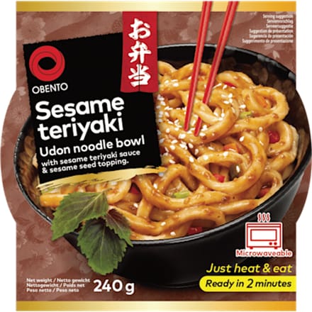Sesame teriyaki udon noodle