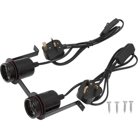 Support de Lampe Chauffante en Céramique pour Reptiles Charge 300W Base E27 Douille pour Ampoule pour Lézard Tortue black