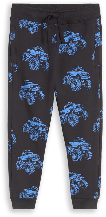Tom Tailor - Basic joggingbroek met patroon - Maat 110 - grey blue monster truck design