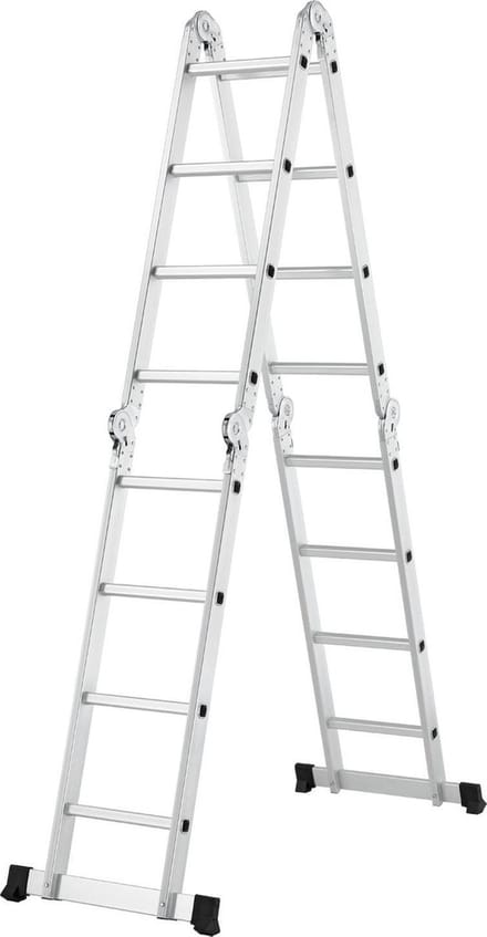 Multifunctionele vouw ladder 6 in 1 - Vouwladder - Ladder - 4,7M