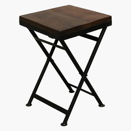 - factory bistro stool | 30x30x45 cm | bruin - bruin - 30x30x4