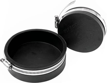 Aquaking Pipeconx Rubberen Eindkap 50 mm - Rubber - PVC - Koppeling