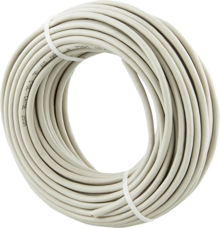 UTP kabel - CAT5E - 8-polig - AWG24 - 20 m - grijs