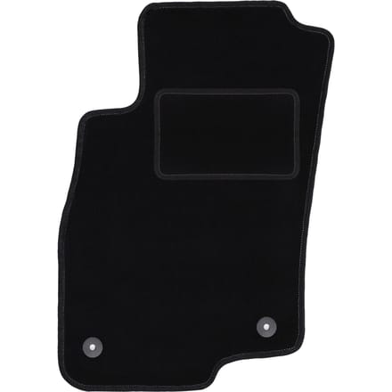 Bestuurdersmat zwart voor: Alfa Romeo Mito hatchback (2008-2019)