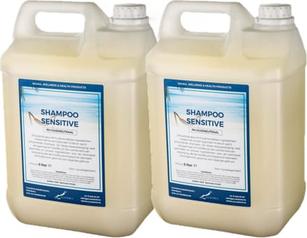 Shampoo Sensitive Care - 5 Liter - set van 4 stuks - Navulling - Voordeelverpakking - Haarverzorging
