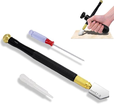Allecto Plus - Glas snijder 12mm-20mm voor glas snijden, tegels en spiegels