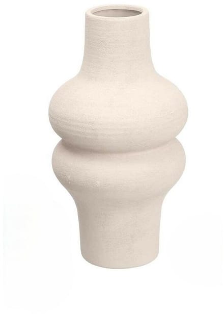 Vaas Gift Decor 20034-WH Wit Keramisch 18 x 34,5 x 18 cm