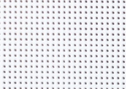 Plastic Borduurstramien A4 21 x 28 cm per stuk 14 count wit (per stuk)