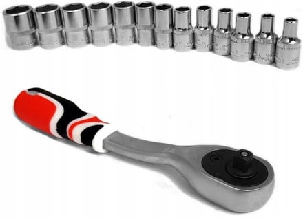 Yato doppenset 1/4" 4-14 mm met ratel
