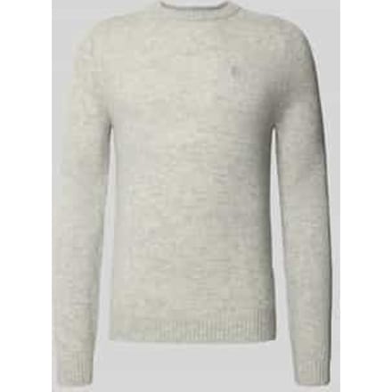Regular fit gebreide pullover van pure wol