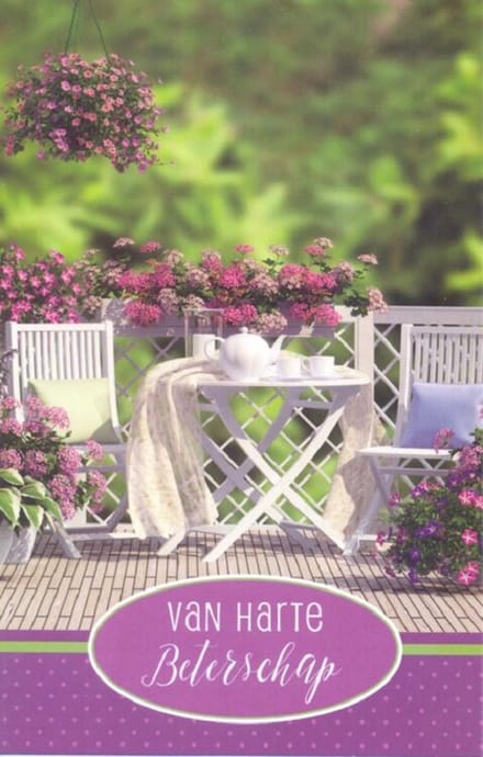 Wenskaart Van Harte Beterschap - D14290 - Gratis verzonden