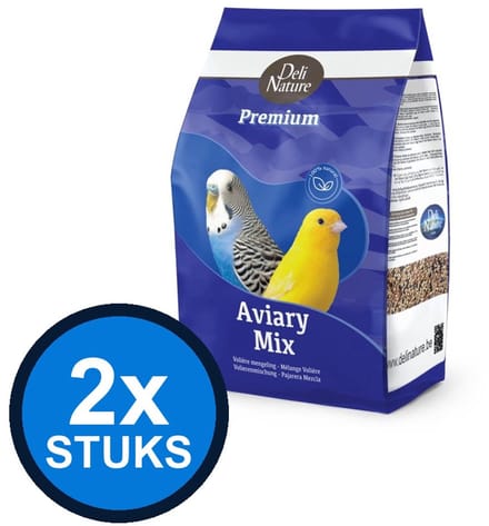 2x Deli Nature - Premium voliere 4kg - Vogelvoer - 4 kg