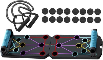Pushup Board - Opvouwbaar Board - Kracht Training - Gerichte Spiermeting - 32 cm - Meerdere Kleuren