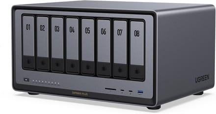 UGREEN NASync DXP8800 Plus - NAS-server - 8-Bay - 0TB opslag - 8GB DDR5