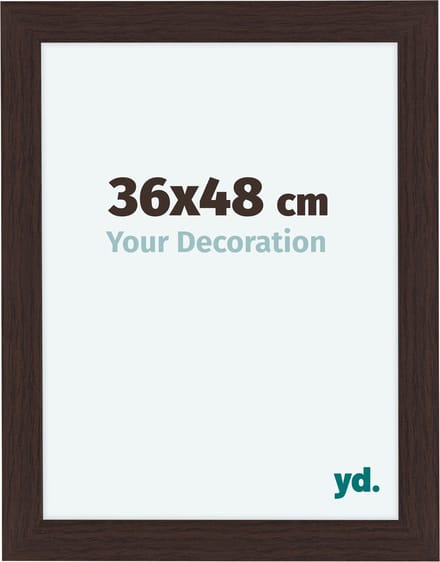 Your Decoration - Fotolijst 36x48 cm - MDF - Eiken Donker - Como