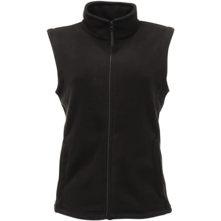 Regatta Vrouwen/dames Micro Fleece Bodywarmer / Gilet (Zwart)