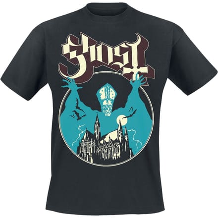 Ghost T-shirt - Opus - S tot XXL - voor Mannen - zwart