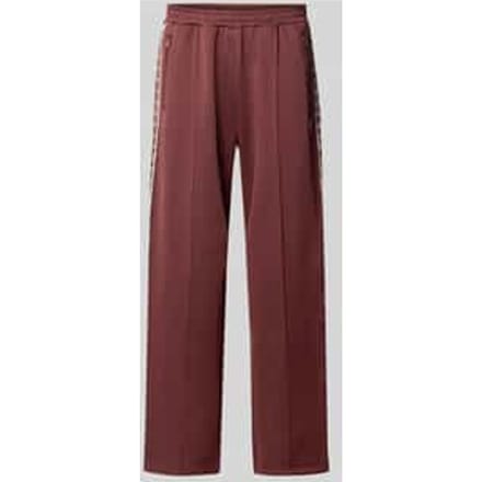 Trainingsbroek met Bies, opgezet band en geborduurd logo