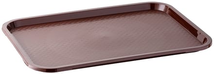 APS Dienblad - Serveertray - Vaatwasserbestendig - Bruin - 35 x 27 cm - Rond - Ovaal - Set van 6