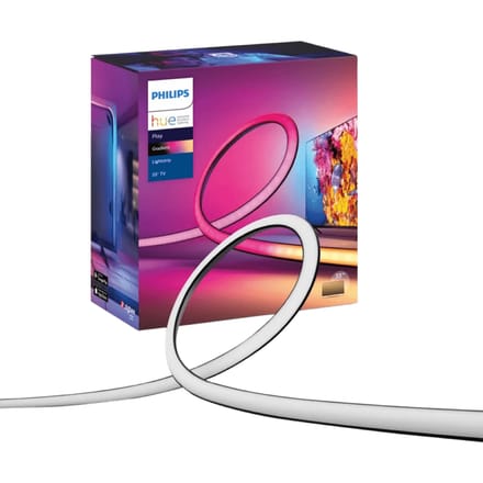 Philips Hue Play Gradient Lightstrip 65 inch - Televisie - Zwart - 20W - incl. Voeding en steunen