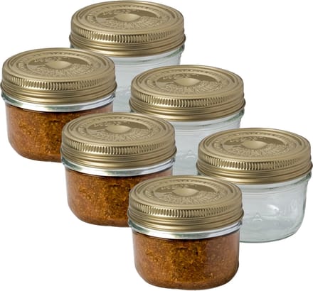Le Parfait Weckpot/inmaakpot - 6x - met schroefdeksel - 200 ml